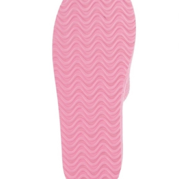 New Women’s MUK LUKS Pink Terry Platform Slides. Size 11. NWT - Picture 6 of 6